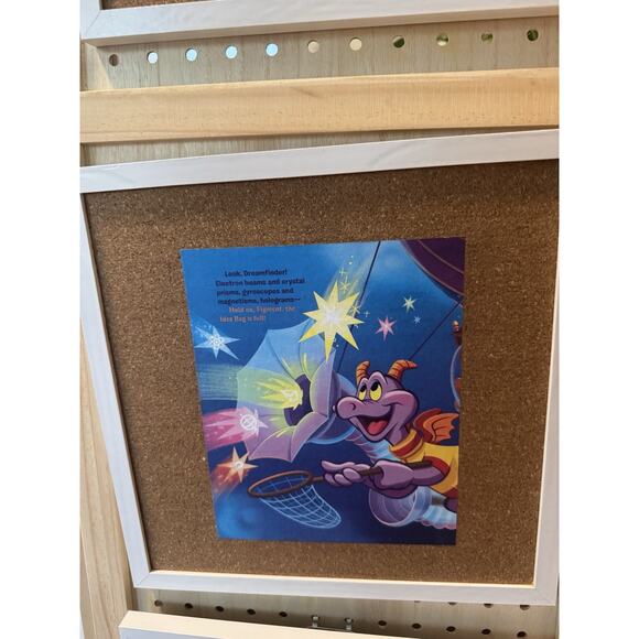 Disney Handmade Custom Pin Board Featuring Figment Little Golden Book - Picture 3 of 5